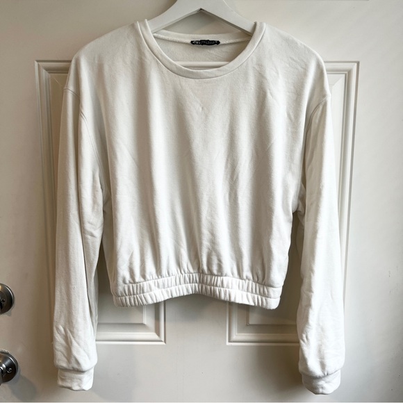 Zara cropped sweatshirt - Picture 1 of 4